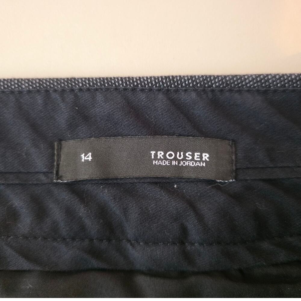 Ann Taylor Loft dark grey trouser pants - 14 - career office - Picture 5 of 7